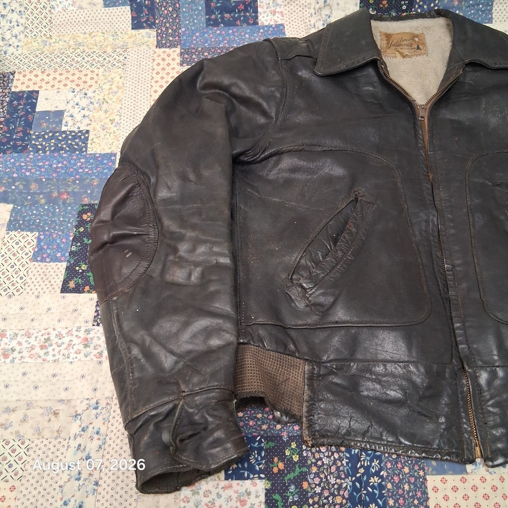 True Vintage Sears Fieldmaster Mens Small Steerhide L… - Gem